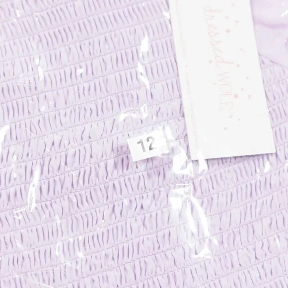 Well Dressed Wolf Chiffon Lavender Spritz Free Spirit in size 12 NWT
